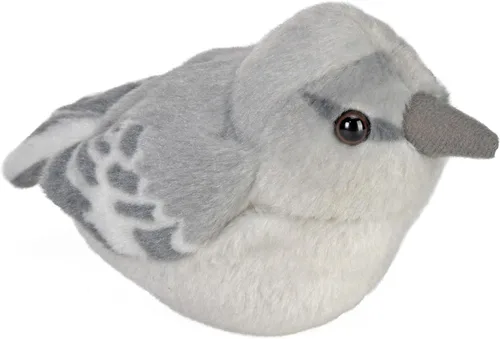Wild Republic Audubon Birds Northern Mockingbird - Peluche con auténtico sonido de pájaro, animal de peluche, juguetes de pájaros para niños y