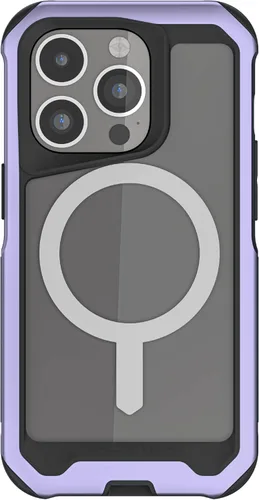 Miniatura 10 de Ghostek Atomic Slim - Funda protectora para iPhone 15 Pro Max, compatible con accesorios MagSafe, marco de metal de aluminio, funda de teléfono