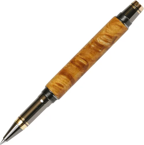 Miniatura 3 de Elite – Bolígrafo de punta rodante, color amarillo de metal de pistola caja Elder Yellow Box Elder
