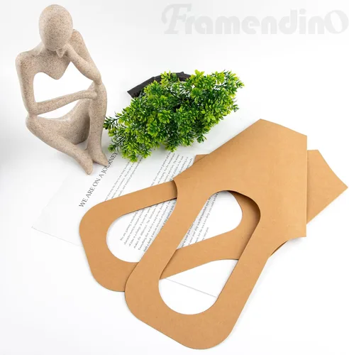 Miniatura 5 de Framendino, Paquete de 50 bolsas de regalo de flores de papel kraft, ramo de envoltura floral con asa, fundas para floristería para embalaje, boda