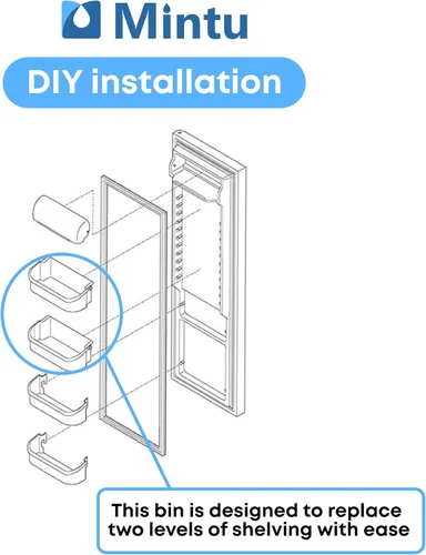 Miniatura 7 de Reemplazo de estante superior de la puerta para Frigidaire FFSS2615TE0 FFSS2615TS0 FGHS2631PF4A LGUS2642LF2 LGUS2642LM0 LGUS2642LM1 LGUS2642LM2