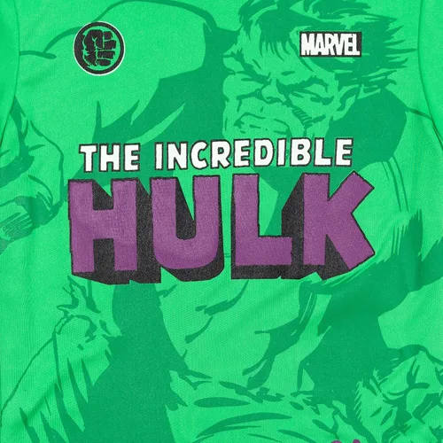 Miniatura 6 de Marvel Avengers - Conjunto de camiseta de manga corta y pantalones cortos de malla para niños