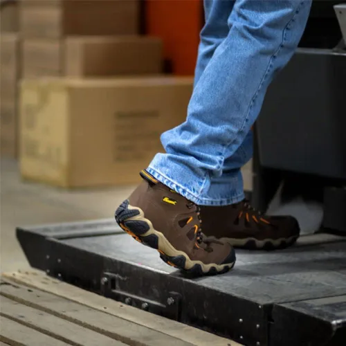 Miniatura 2 de Thorogood Crosstrex - Botas de senderismo impermeables de 6 pulgadas con punta de seguridad para hombre, cuero transpirable de primera calidad
