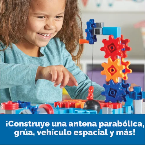 Miniatura 2 de Learning Resources STEM Explorers Machine Makers - 60 piezas, a partir de 5 años, juguetes Montessori de construcción, actividades de ingeniería