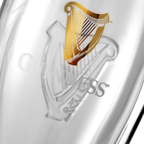Miniatura 2 de Guinness Gravity - Vaso de cerveza oficial Pintas grandes de 20 onzas para beber vasos de cerveza gruesos vasos de cerveza de 20 onzas Negro