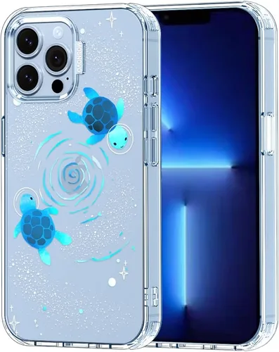 MOSNOVO - Funda para iPhone 13 Pro Max, protección Buffertech contra caídas de grado militar (6.6 pies), antidesprendimiento, poliuretano Clear -