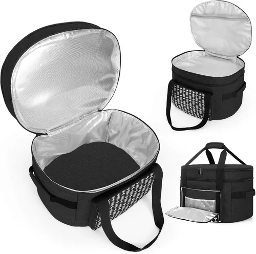 Miniatura 8 de Yarwo Bolsa de viaje para olla de cocción lenta mejorada 2026 con tabla inferior compatible con Crock-Pot y Hamilton Beach de 6, 7, 8 cuartos