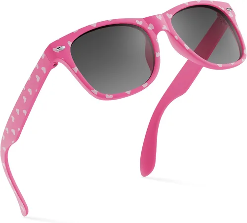 Miniatura 75 de Retro Rewind Lentes de sol para niños y niñas de 3 a 12 años, inastillables, UV400, lentes de sol para niños pequeños