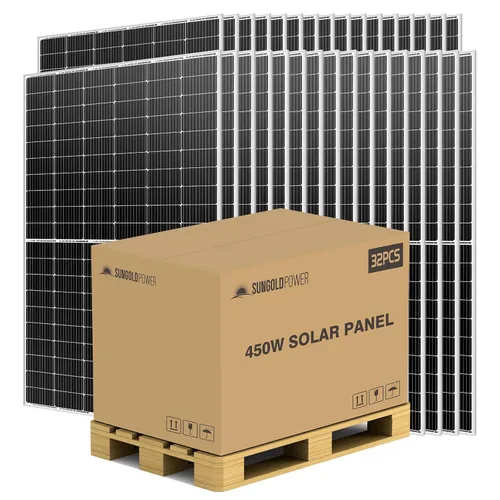 Miniatura 20 de SUNGOLDPOWER UL61730 - Panel solar de 450 W, 8 unidades, monocristalino, célula de clase A, rígido, alta eficiencia, carga de 12 V/24 V/48 V