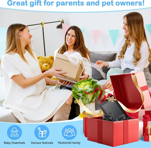 Miniatura 9 de Cámara dual de coche para bebé para 2 niños, pantalla dividida de 6.9 pulgadas, pantalla ultra ancha HD con dos cámaras, fácil configuración
