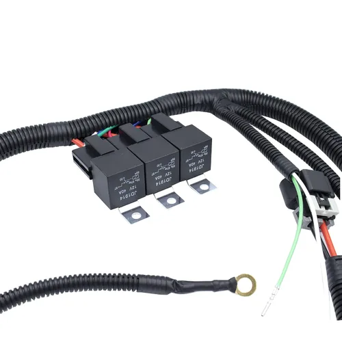 Miniatura 5 de Arnés de cableado eléctrico de doble ventilador para GM 1999-2006 ECU Control Kit de arnés de cable de ventilador de refrigeración eléctrica