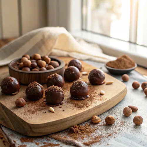 Miniatura 3 de ChocZero Trufas de Chocolate Negro con Avellana, Veganas, Sin Azúcar, Sin Gluten, Regalo de Vacaciones Keto, Alto en Fibra, 16 Piezas Envueltas