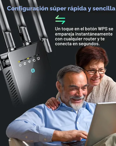 Miniatura 5 de Amplificador de señal WiFi 2026, 14770 pies cuadrados, extensor WiFi Booster para el hogar, extensor de Internet de fácil instalación, amplificador