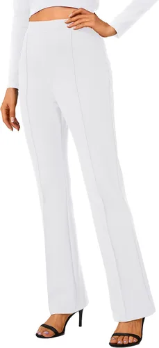 Miniatura 62 de Urban CoCo Pantalones de trabajo elásticos con corte de bota, pantalones de yoga pequeños para oficina casual
