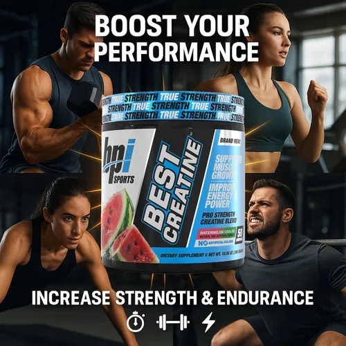 Miniatura 4 de BPI Sports Best Creatine - Polvo de monohidrato de creatina para hombres y mujeres, sal del Himalaya - Fuerza, bombeo, crecimiento muscular