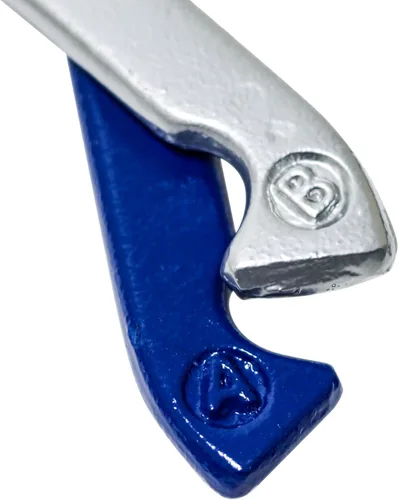 Miniatura 3 de Juego de herraduras Trademark Innovations profesionales, de acero pulverizado Azul y plateado