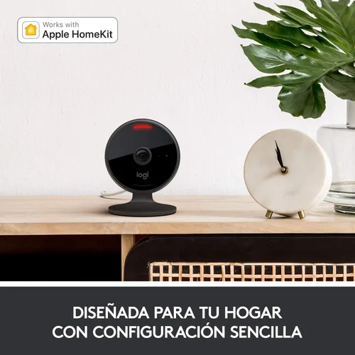 Miniatura 2 de Logitech Circle View - Cámara de seguridad para el hogar con cable resistente a la intemperie con video Logitech TrueView, gran angular de 180°, HD