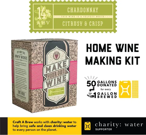 Miniatura 3 de Craft A Brew Kit para hacer Chardonnay para hacer caseros - Fácil para principiantes con ingredientes y suministros - Ultimate Wine Brewing