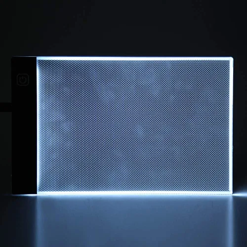 Miniatura 7 de Caja de luz de brillo ajustable A5, caja de luz LED para trazado, tablero de dibujo artístico, bloc de copia con función de memoria, mesa con cable