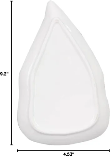 Miniatura 6 de Young's Inc Soporte de cuchara de gnomo de cerámica para estufa y encimera de cocina, duradero y fácil de limpiar, puede contener cucharones