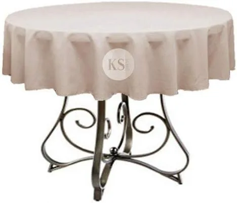 Miniatura 14 de Mantel redondo de poliéster de 72 pulgadas, disponible en más de 45 colores, ideal para restaurantes y superposiciones versátiles de eventos, elige
