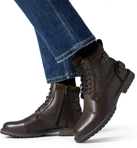 Miniatura 7 de Bruno Marc Botas de motocicleta para hombre, botas de vestir Oxford
