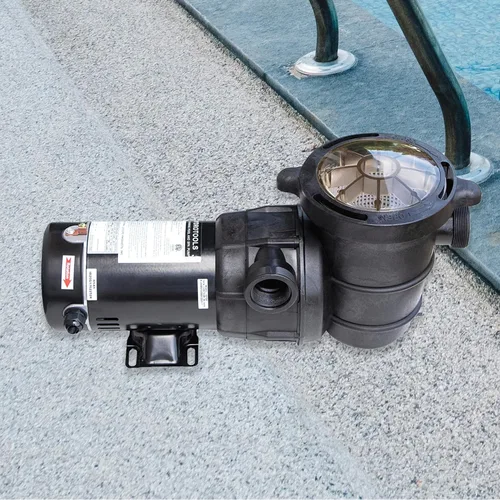 Miniatura 9 de SWIMLINE HYDROTOOLS Bomba de motor de piscina sobre el suelo, Hydro-Flo 0.3 HP con 2220 GPH, vertical