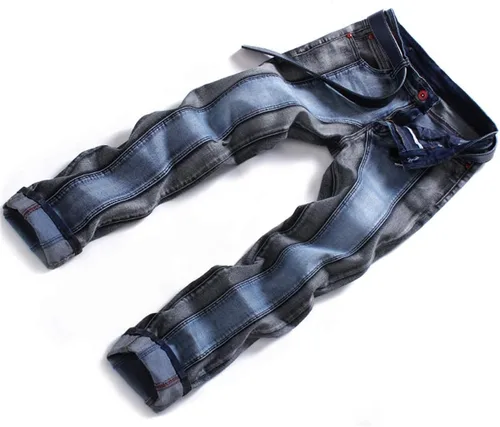 Miniatura 6 de AITITIA - Jeans rasgados de corte regular para hombre