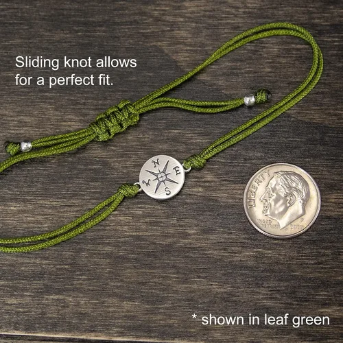 Miniatura 5 de EFYTAL Pulseras para parejas, pulseras de pareja de brújula para novio y novia, regalos de relación a larga distancia, pulsera de promesa, pulseras