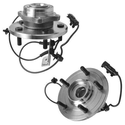 Miniatura 35 de Detroit Axle - Bujes de rodamiento de rueda traseros de 2 piezas para Volkswagen Jetta Beetle Golf City Audi TT Quattro, 2 rodamientos de ruedas