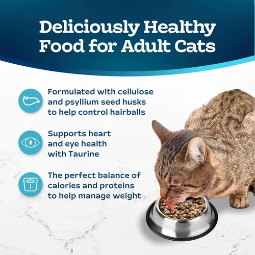 Miniatura 4 de Blue Buffalo Tastefuls - Comida natural para gatos adultos, control de peso, bolsa de 15 libras