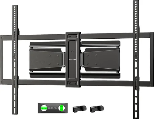 Miniatura 10 de monTEK Soporte de pared para TV ultradelgado de alta resistencia para televisores de 37 a 90 pulgadas de hasta 185 libras, soporte de pared