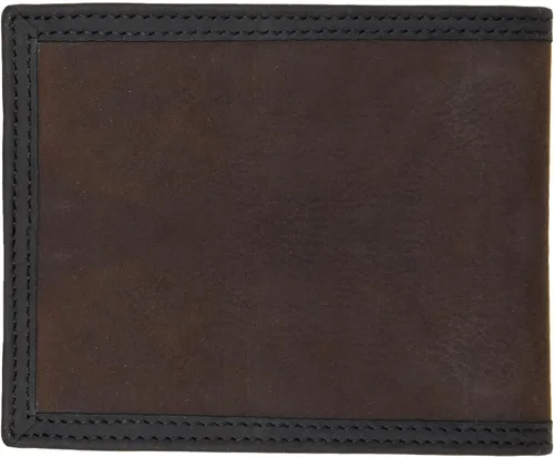 Miniatura 8 de WOLVERINE Billetera plegable de lona/cuero para hombre