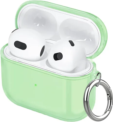 Miniatura 35 de Aircawin Funda transparente para Airpods, funda protectora a prueba de golpes para Airpod 1 y 2, accesorios de protección completa de TPU suave