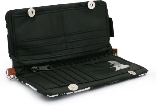 Miniatura 4 de KARACTERMANIA Cartera suave con cadena negra, 7.9 in, Negro -, Cartera suave con cadena negra