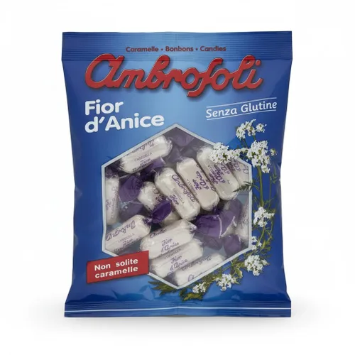 Miniatura 11 de Ambrosoli Caramelo de anís hecho en Italia – Caramelo duro de anís envuelto individualmente – Caramelos italianos "Fior d'Anice" (5.29 oz 5.29 oz)