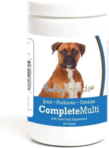 Miniatura 283 de Healthy Breeds Pug todo en uno multivitamínico suave masticable 60