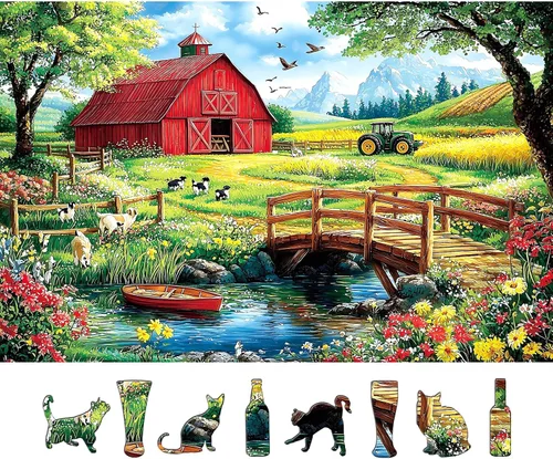 Miniatura 19 de Rompecabezas de 500 piezas para adultos, vibrante escena tropical de playa con palmeras, rompecabezas para adultos, silla de playa, veleros