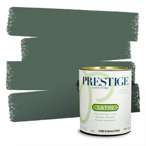 Miniatura 1765 de Prestige Paints - pintura de exterior y pintura de imprimación en una, E100-T-6006-10AVP