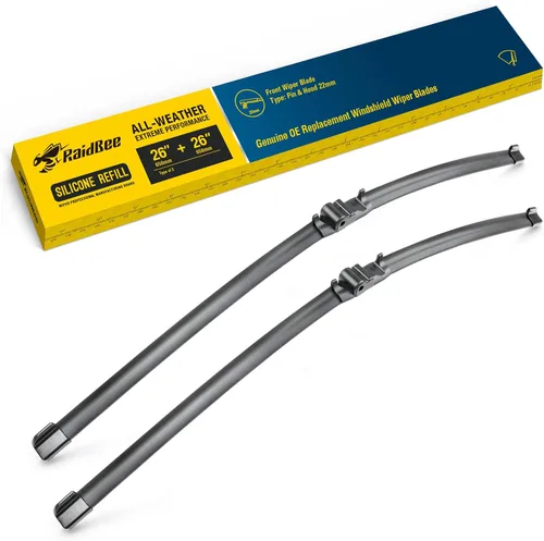 Miniatura 38 de Paquete de 2 limpiaparabrisas de repuesto para todas las estaciones, compatibles con CR-V 16-12, RAV4 22-13 y más, fáciles de instalar
