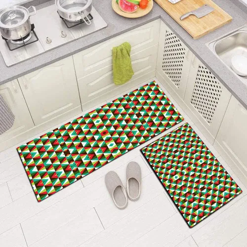 Miniatura 3 de Alfombra de pasillo con diseño contemporáneo, de 35.5 pulgadas x 11 pies, para pasillos, cocina, entrada, vestíbulo, alfombra de pelo bajo, lavable