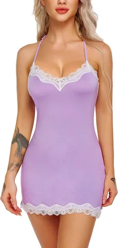 Miniatura 5 de Avidlove - Camisón de lencería sexy de mujer para dormir