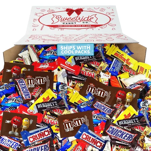 Paquete variado de dulces de chocolate, dulces de chocolate a granel para fiestas, paquete variado de dulces de chocolate surtidos de 5 libras,