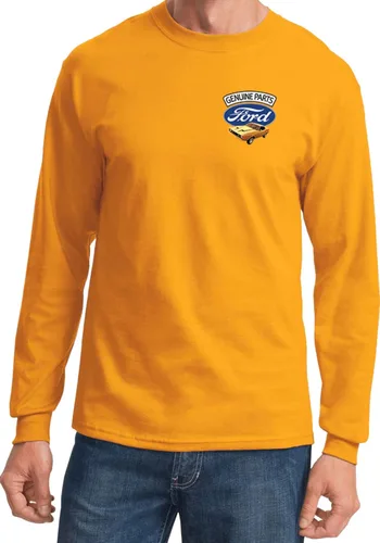 Miniatura 7 de Ford Mustang - Camiseta de manga larga con estampado de bolsillo Blanco