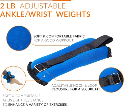 Miniatura 3 de Tone Fitness Pesas de tobillo/muñeca Opciones múltiples