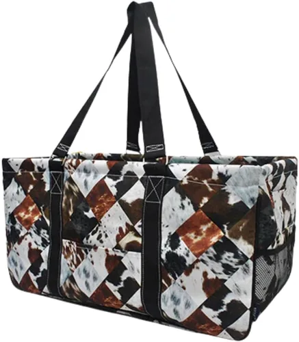 Miniatura 86 de NGIL Bolsa de comestibles reutilizable extra grande plegable de gran tamaño para comestibles, almacenamiento, picnic, playa, Flecha-negro