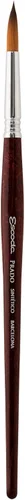 Escoda Art Products Escoda Prado Series - Pincel redondo de mango corto para acuarela y acrílico, tamaño 10, color sable sintético
