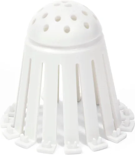 Miniatura 6 de TubShroom Toss 21 unidades Coladores de Drenaje Desechables para Tina - Atrapa Cabellos para Ducha y Bañera para Prevenir Desagües Obstruidos, Blanco
