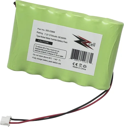 ZZcell® Batería de alta capacidad compatible con Honeywell Alarm 300-03866, controlador lírico, teclado lírico LCP500-L, LYNXRCHKIT-SHA, OSA214,