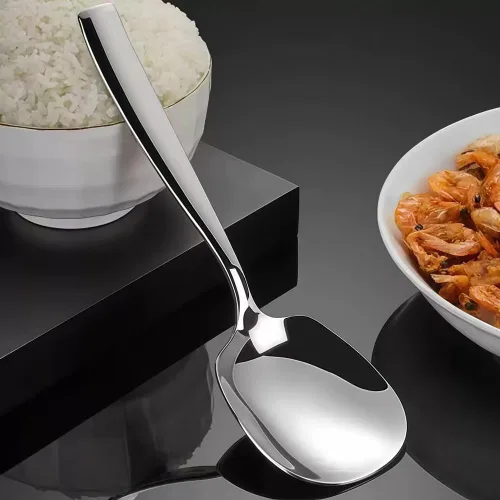 Miniatura 2 de Cuchara grande para servir, de acero inoxidable 316L, cuchara para servir bufé de 9.5 pulgadas (paquete de 1)